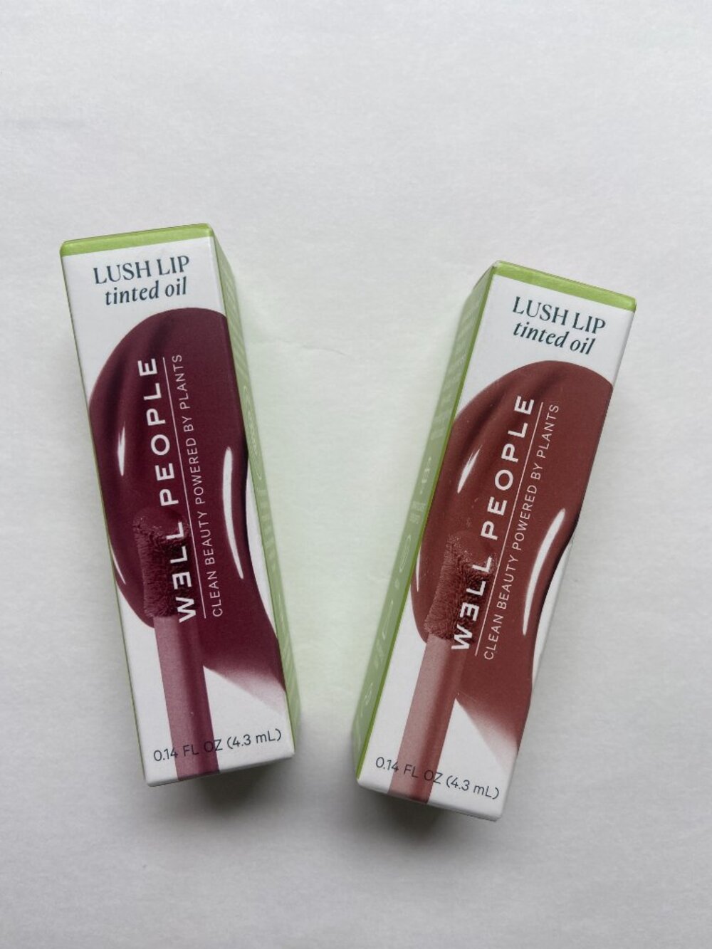 NEW W3ll People Lush Lip Tinted Oil Daylily Petal and Dewy Iris (2 pieces)